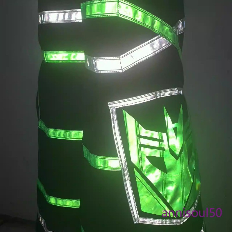 NEW Phat Pants Rave Gear Reflective Dance Wear Hardstyle Reflector Trousers Gift
