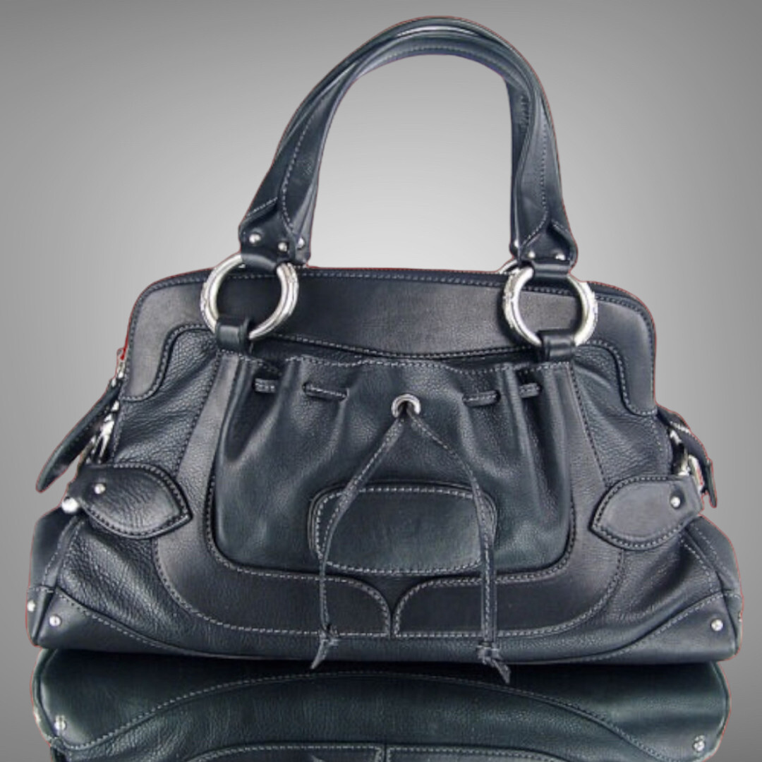 $1,300.00 CESARE PACIOTTI NAPPA LEATHER PURSE HANDBAG BAG HOBO