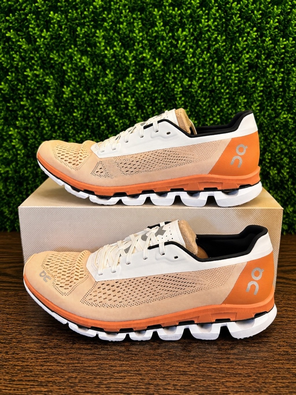 Women’s On Cloudboom Sneakers in Savannah White Colorway Size 11