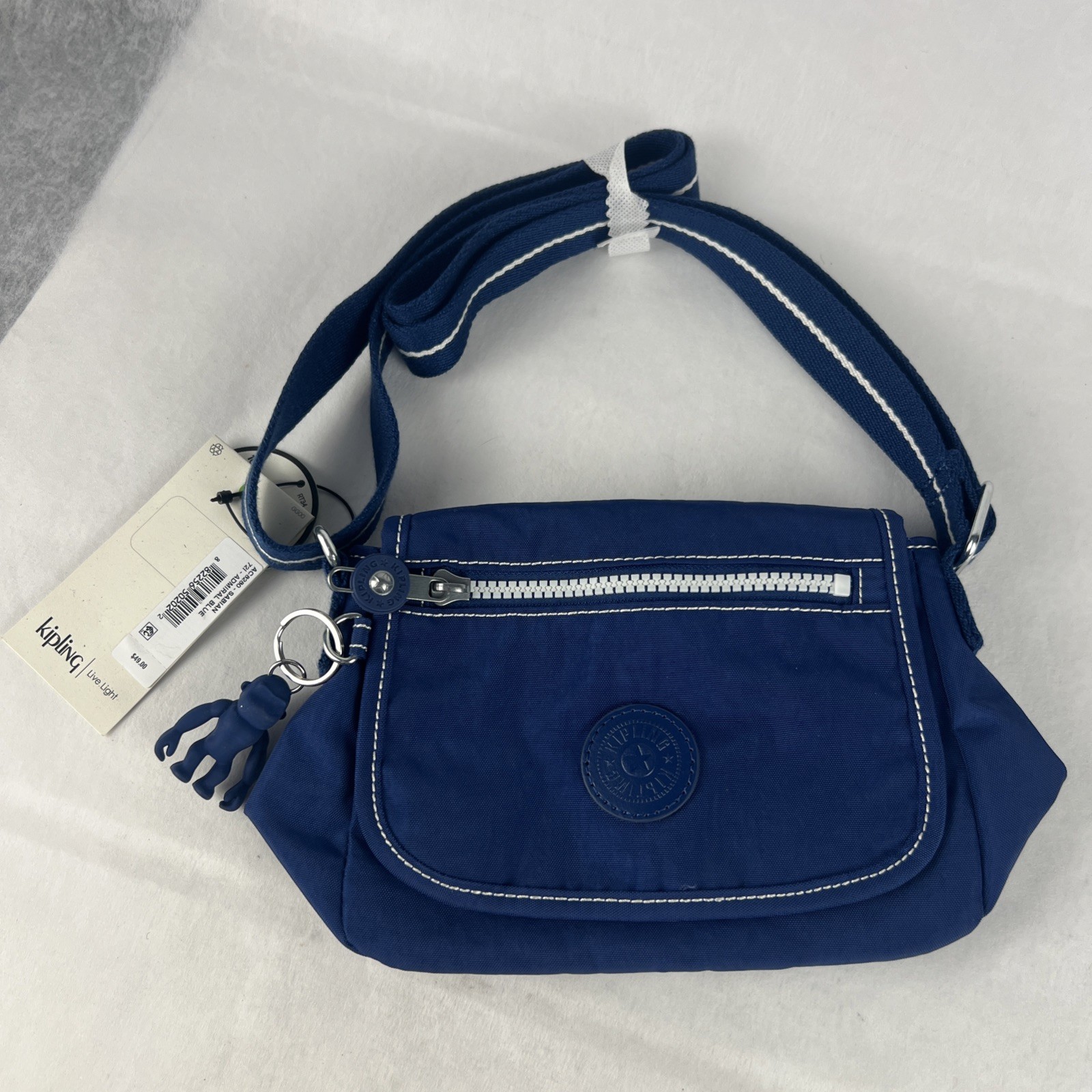 Kipling Sabian Crossbody Shoulder Bag, Admiral Blue, 7.75x6x3.25 – NWT