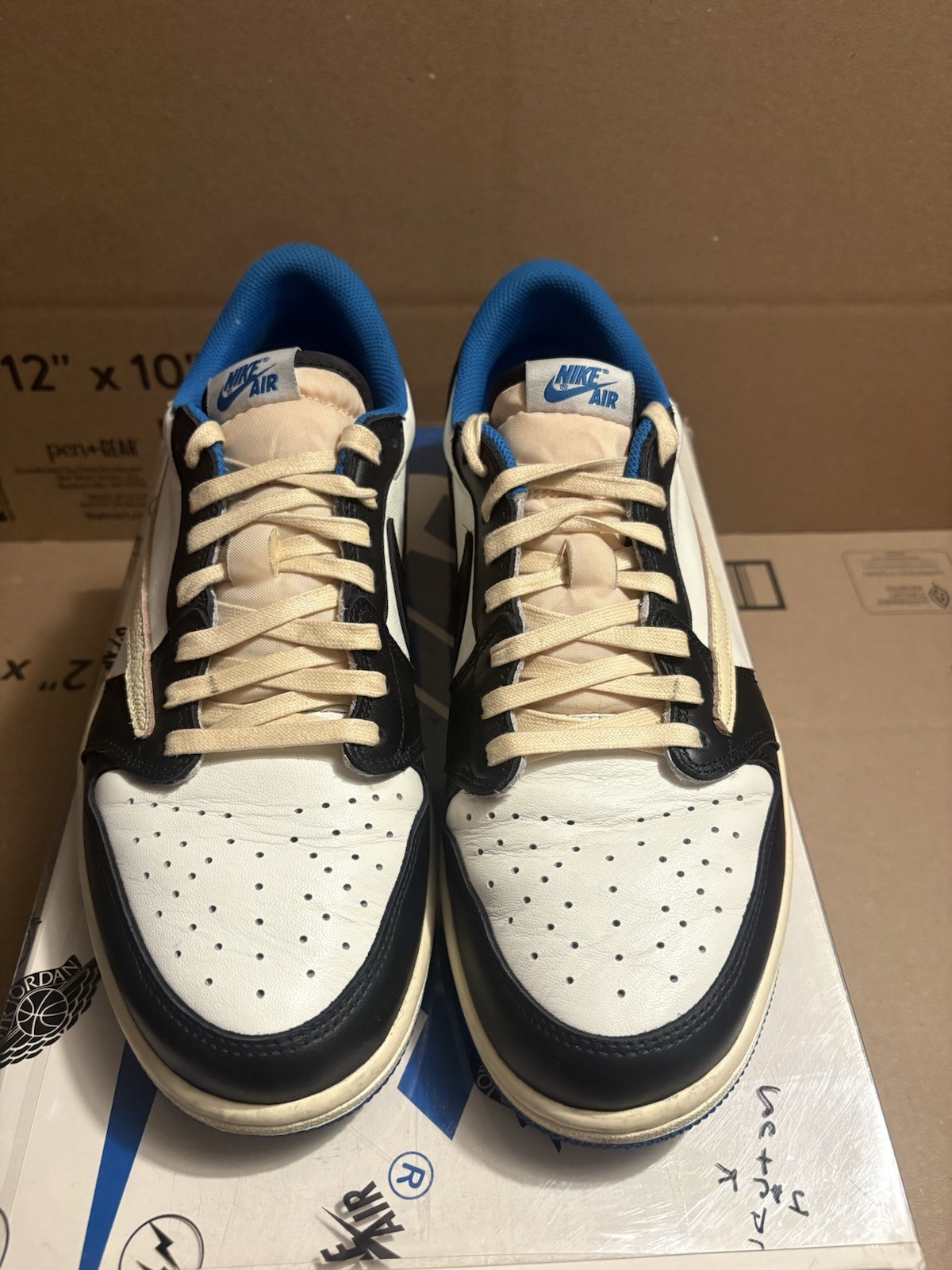 11M CLEAN Travis Scott Air Jordan 1 Low Fragment Dm7866-104