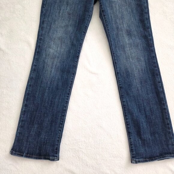 Lucky Brand Jeans Sz 8 /29 Mid Rise Sweet Straight Leg Blue Stretch Denim Casual