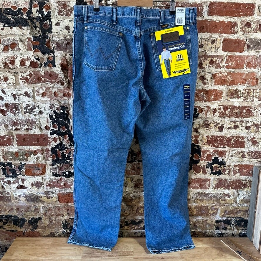 Wrangler 47MWZ Western Jeans Cowboy Cut Regular Fit 38×32 47MWZ NWT