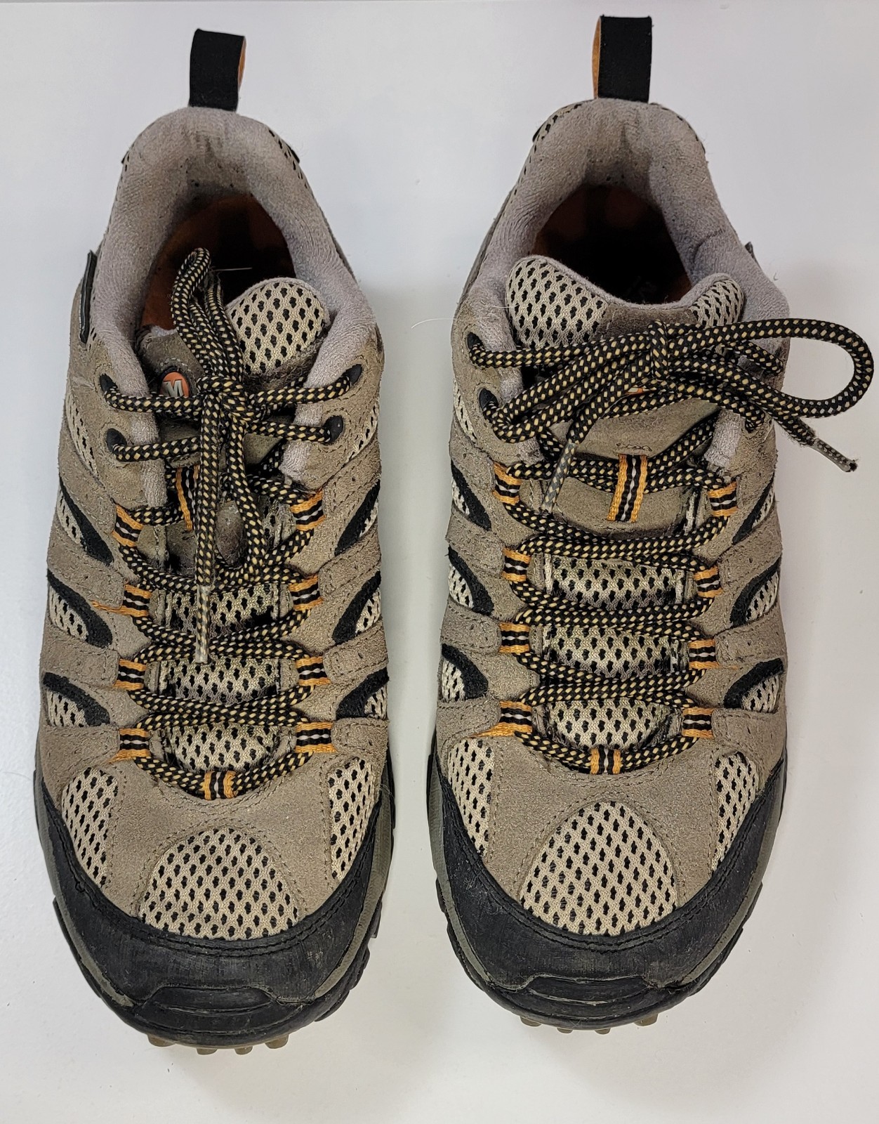 Merrell Moab Ventilator Low Hiking Shoes Mens 7 Walnut Suede Trail Vibram J86595