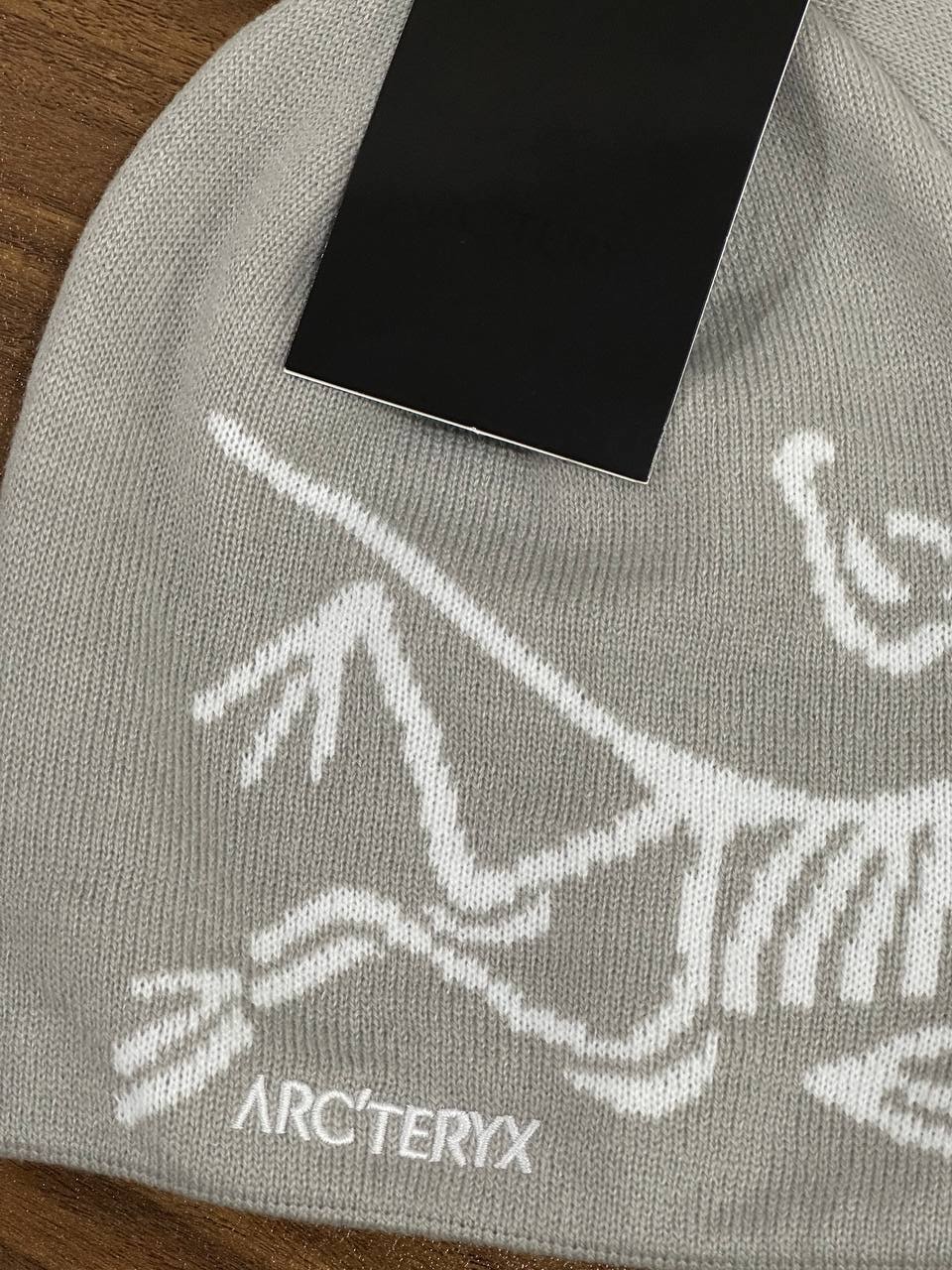 Arc’teryx Bird Graphic Beanie V2 Gray Knit Hat Unisex NWT