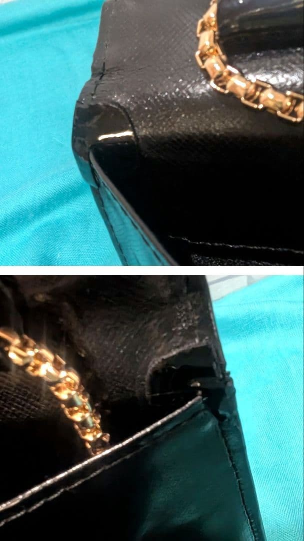 Yves Saint Laurent YSL Black Leather Crossbody Bag 8×8.3×2.8in Used