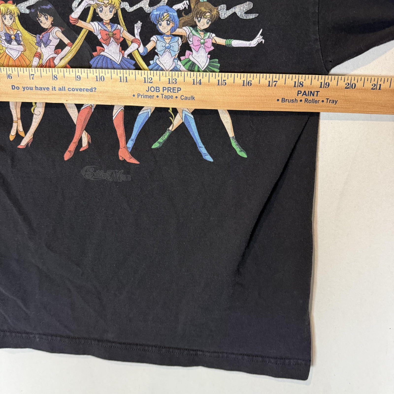 Primitive Shirt Mens Medium Black Sailor Moon Graphic Anime Tee Skateboarding