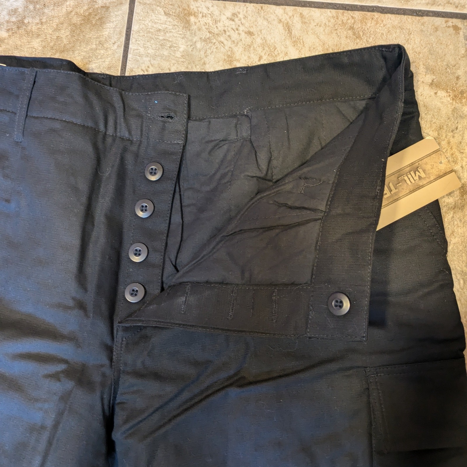 New Mil-Tec Mens 44×32 Pant Tactical Polyester Stuffed Outdoors Button Fly Cargo