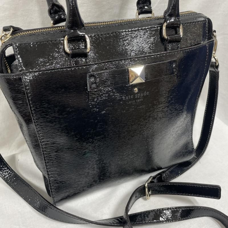 Kate Spade 2way Hand Shoulder Bag Enamel Patent Studs Ladies ISItems USED Second