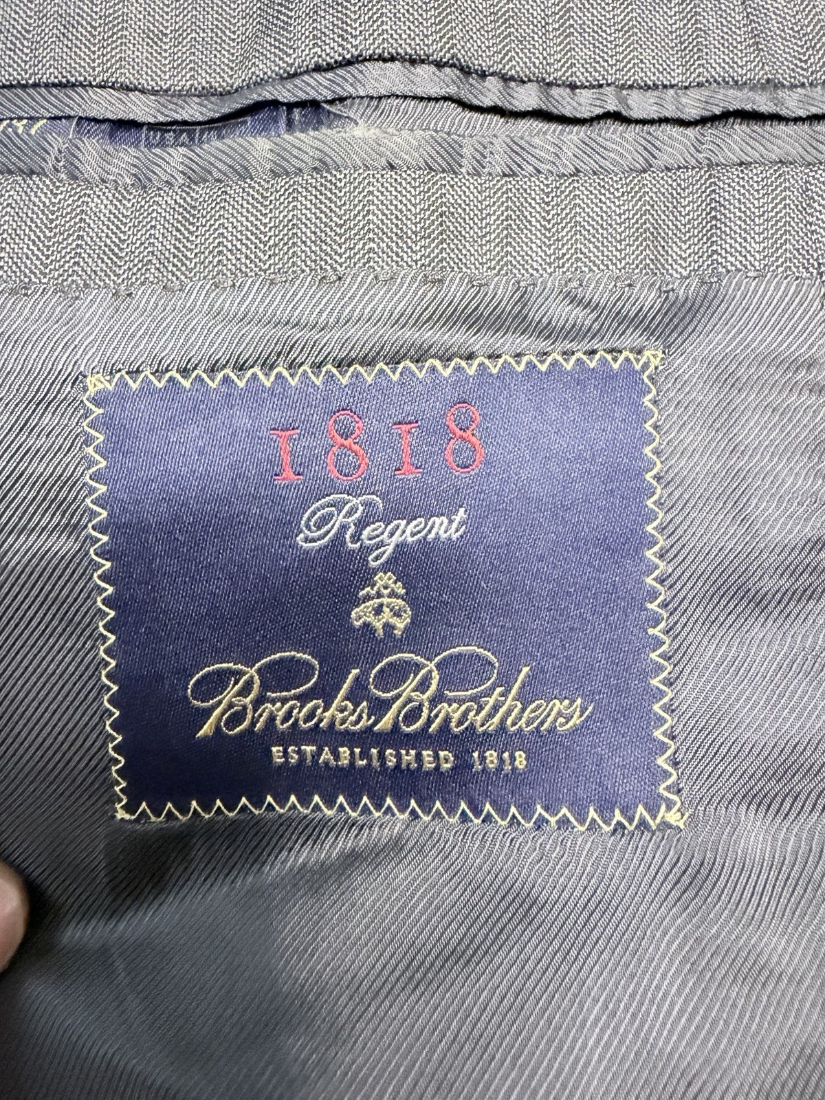 Vintage Brooks Brothers Loro Piana grey wool blazer made in Italy size 44L!