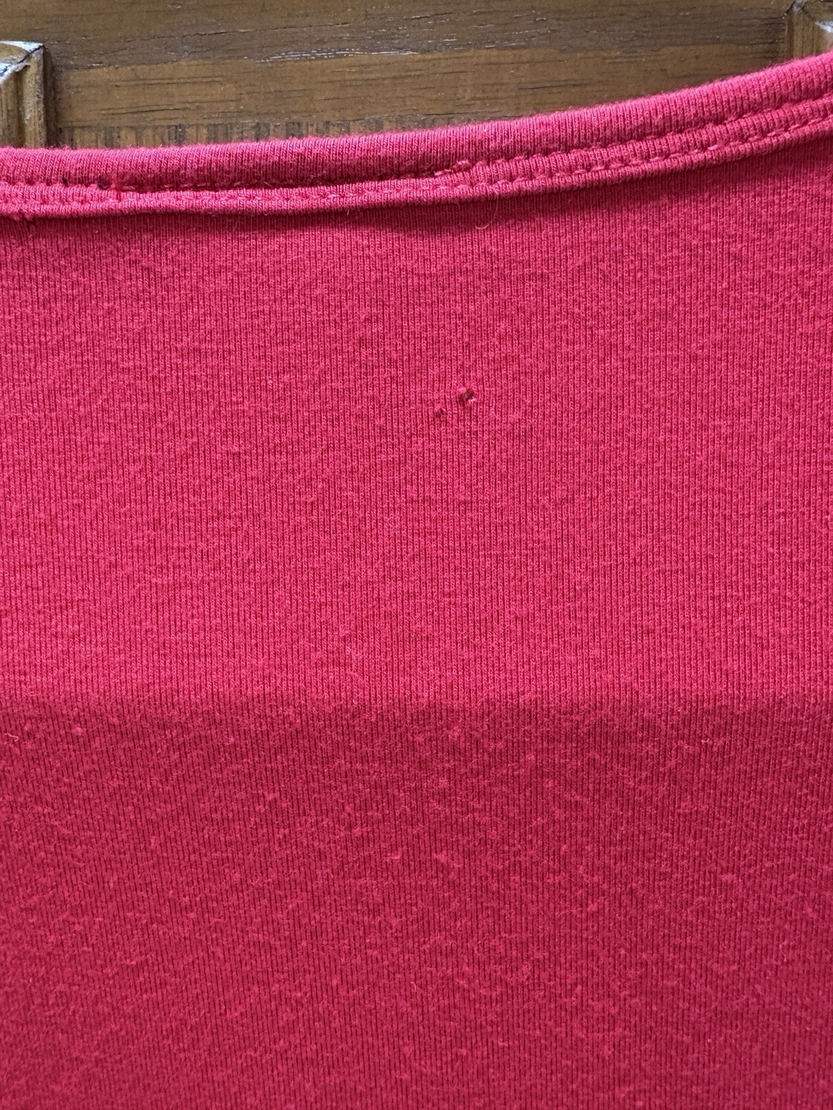 Vintage Tailor B Moss Red Long Sleeve Keyhole Top Women Medium Y2K Quiet Luxury
