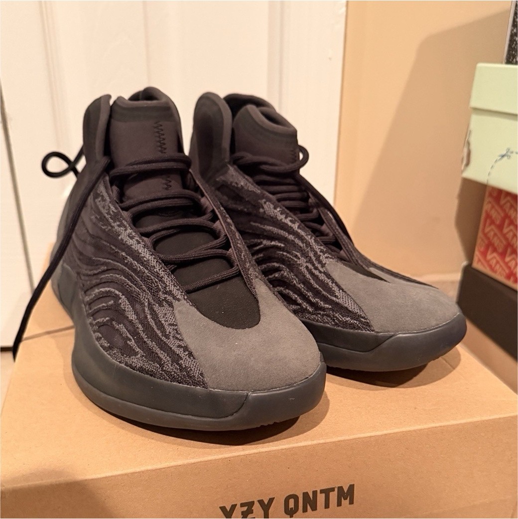 adidas Yeezy Quantum GX1317 Onyx High Top Black Men’s Athletic Sneaker