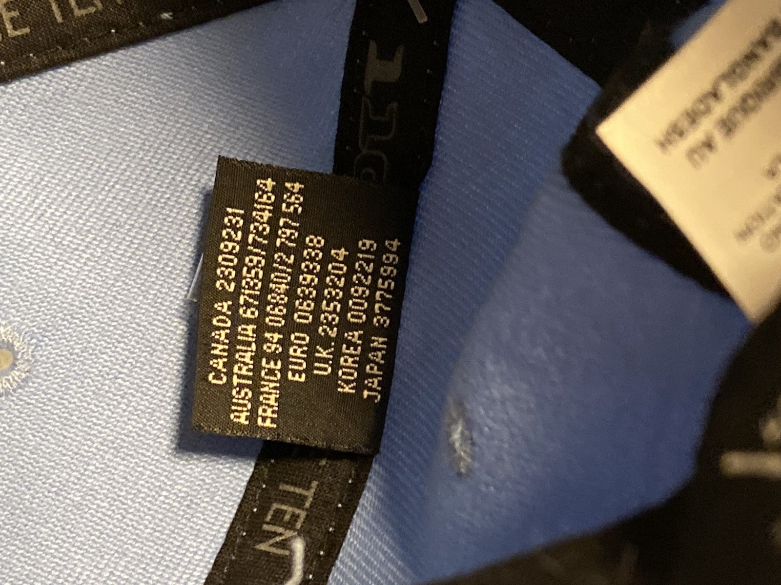 110 One Ten Flex Fit Cap Blue Tropical NWT