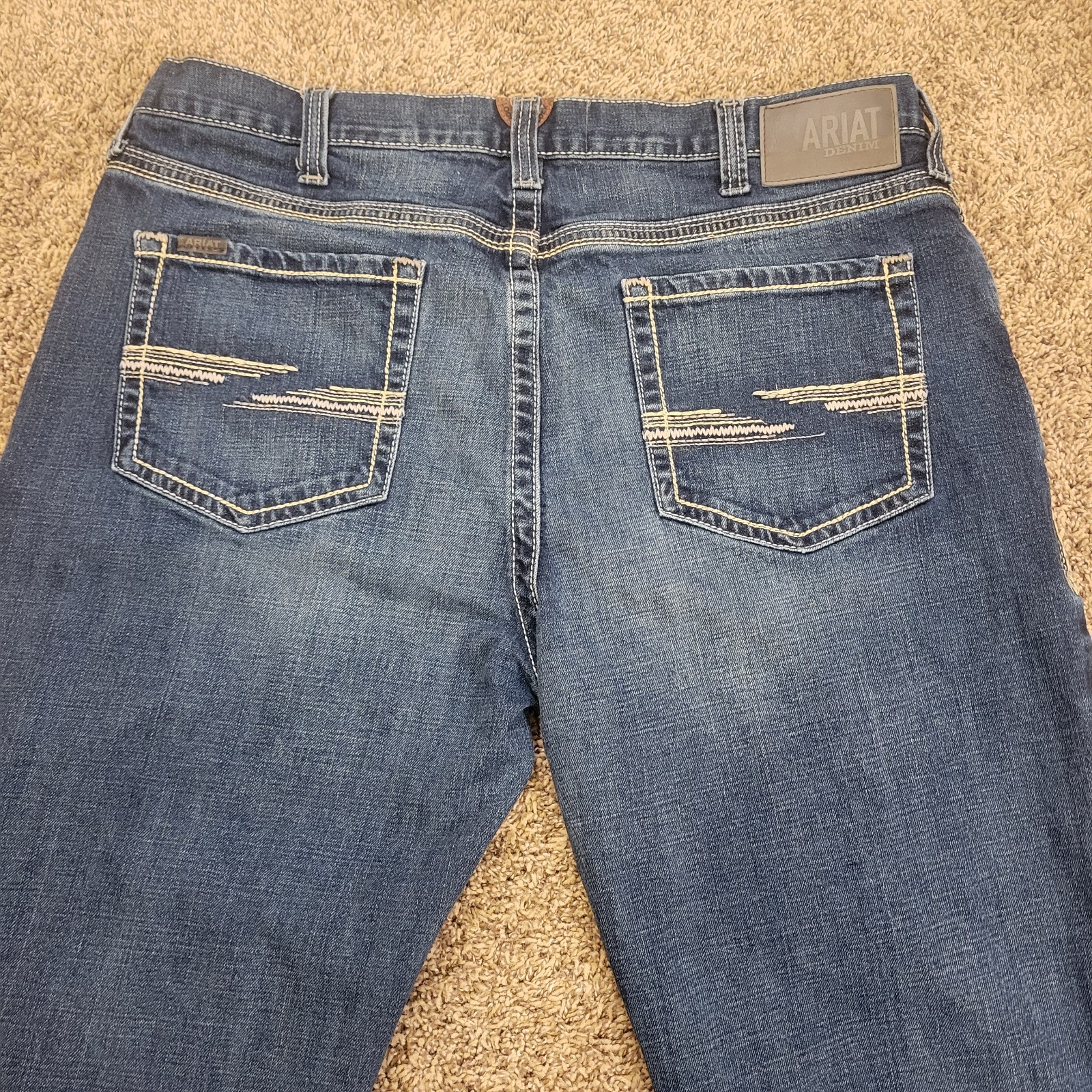 Ariat M4 Men Jeans 40×32 Low Rise Boot Cut Denali Stretch Western Workwear