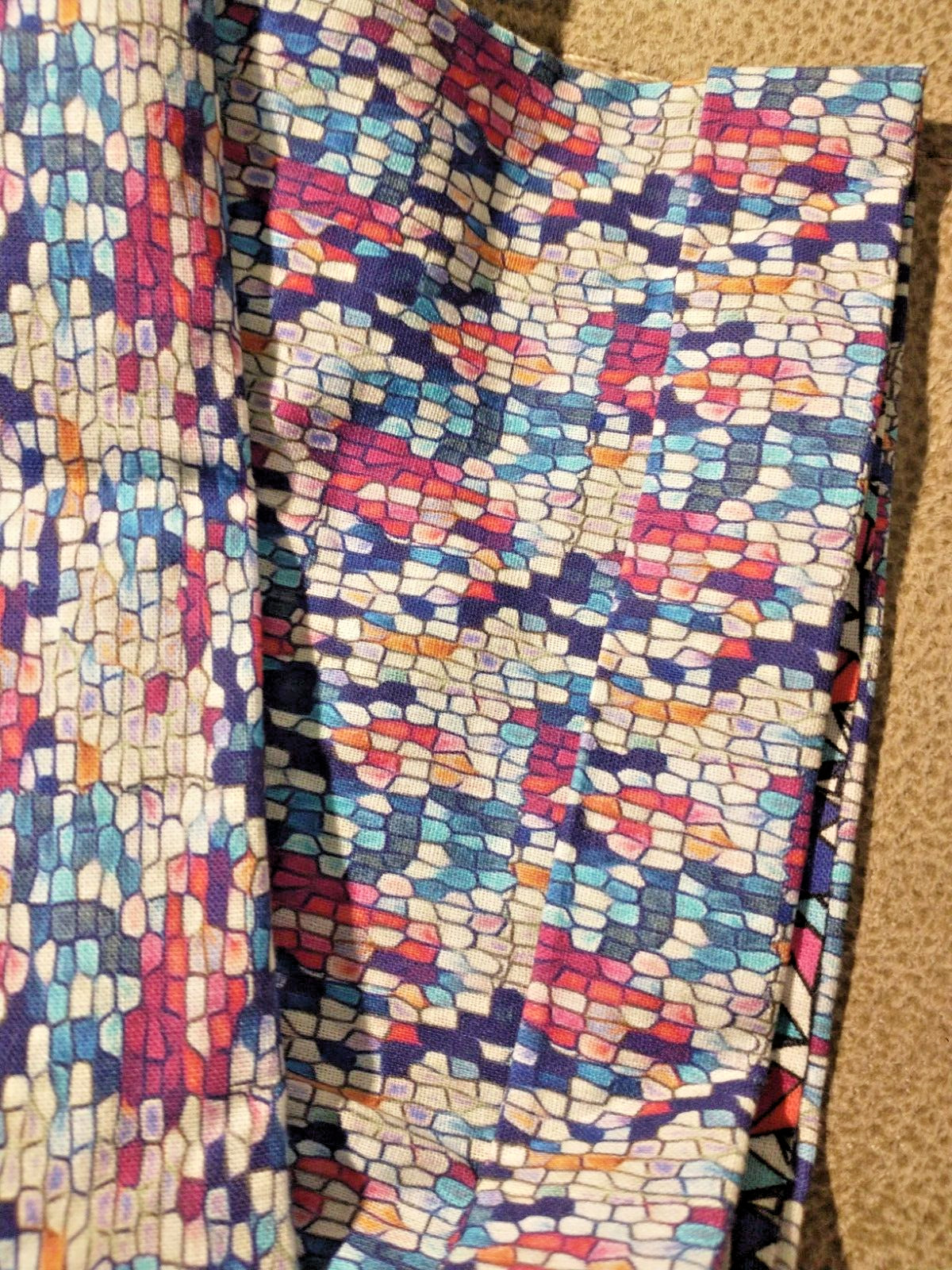NWT Robert Graham men’s Size L Short Sleeve Button Down Geo/Checks Jacq Clas