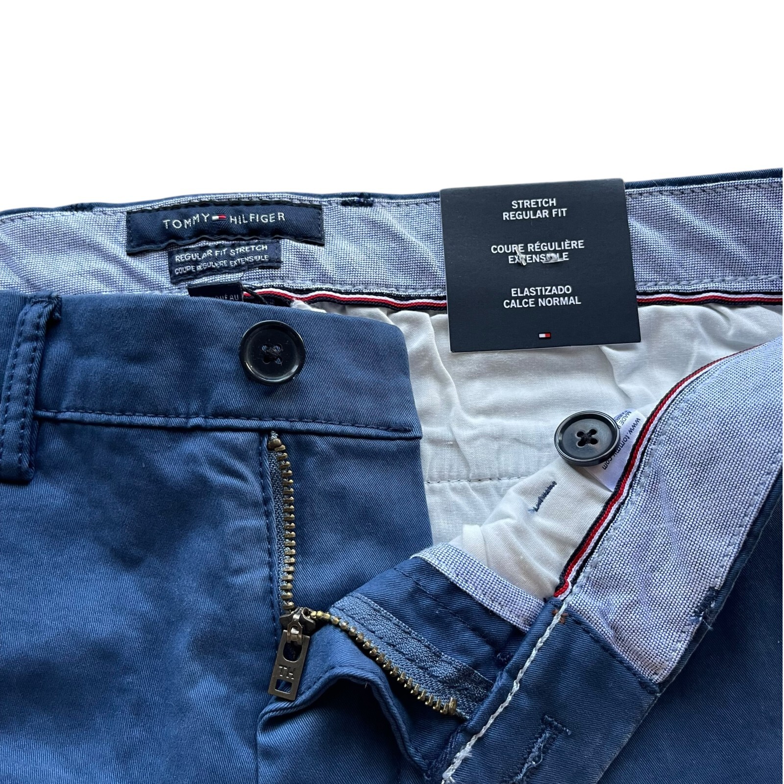 NWT Tommy Hilfiger Men’s Regular Fit Straight Stretch Cotton Chino Pants All Siz