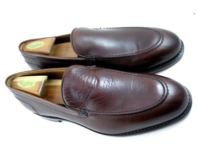 NEW Allen Edmonds “RANDOLPH” Leather VENETIAN Penny Loafers 10 D Mahogany (839N)