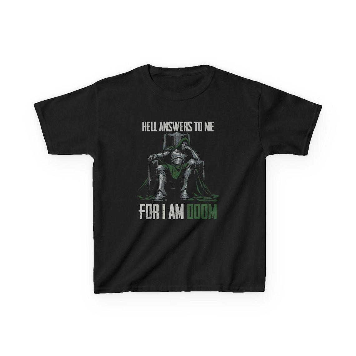 Doctor Doom Quote Avengers Doomsday Marvel Villain Graphic T-Shirt
