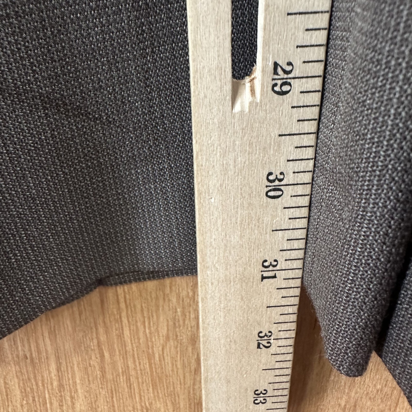 Towncraft Suit Mens 46L Brown 2 Button Polyester Wool Pants Mens 38×31 Canvased