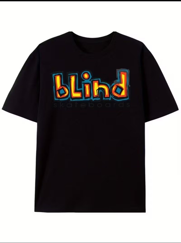 Skateboard T Shirt Mens M Medium Cotton Black 🛹