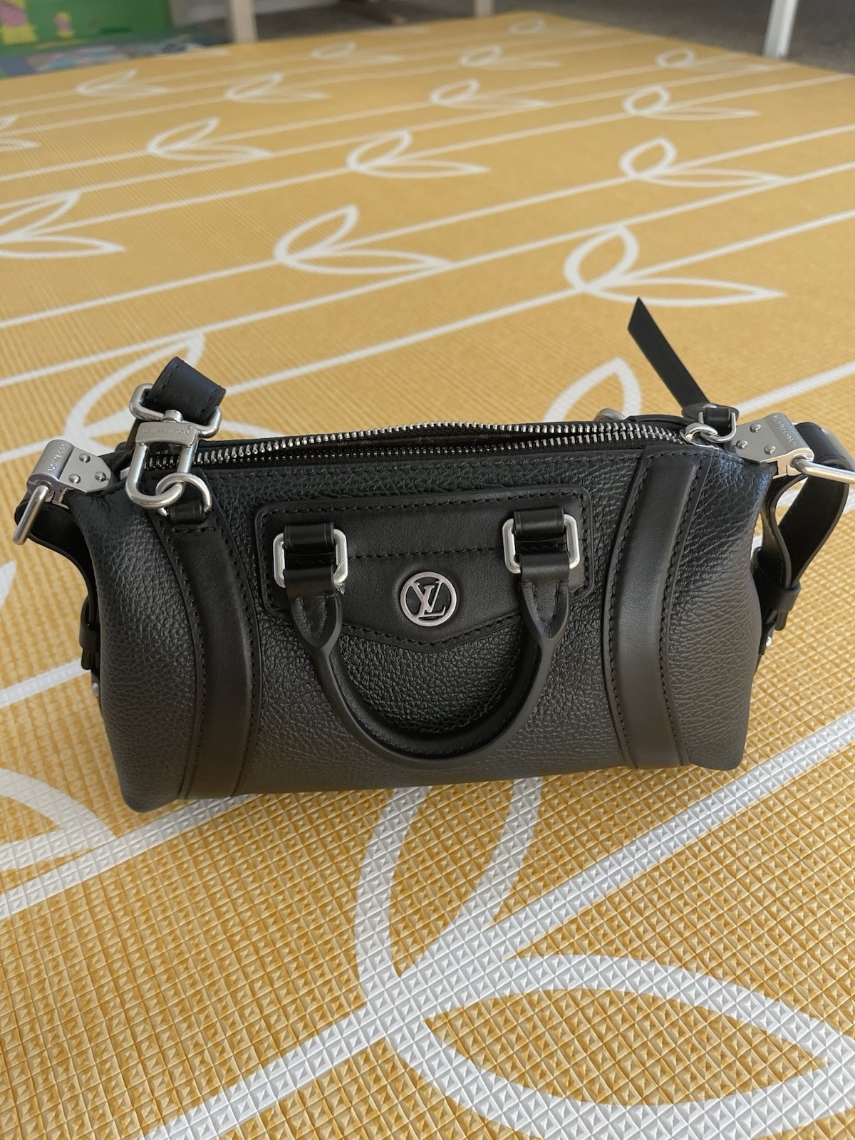 Louis Vuitton Biker PM, Black Monogram Small Satchel Top Handle, Zip,