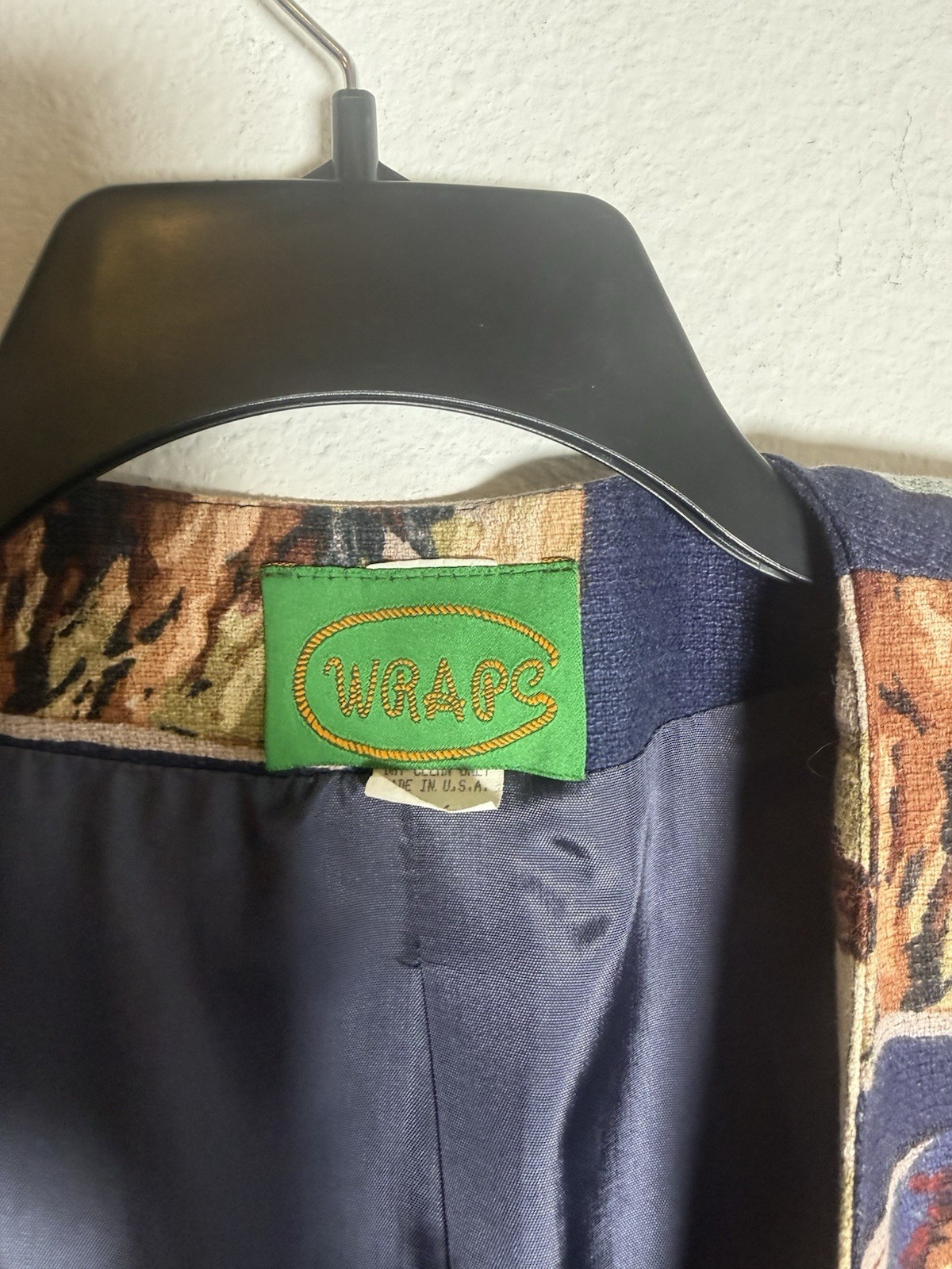 Vintage WRAPS Collection Texas Tapestry Blazer Western Southwestern Size SM