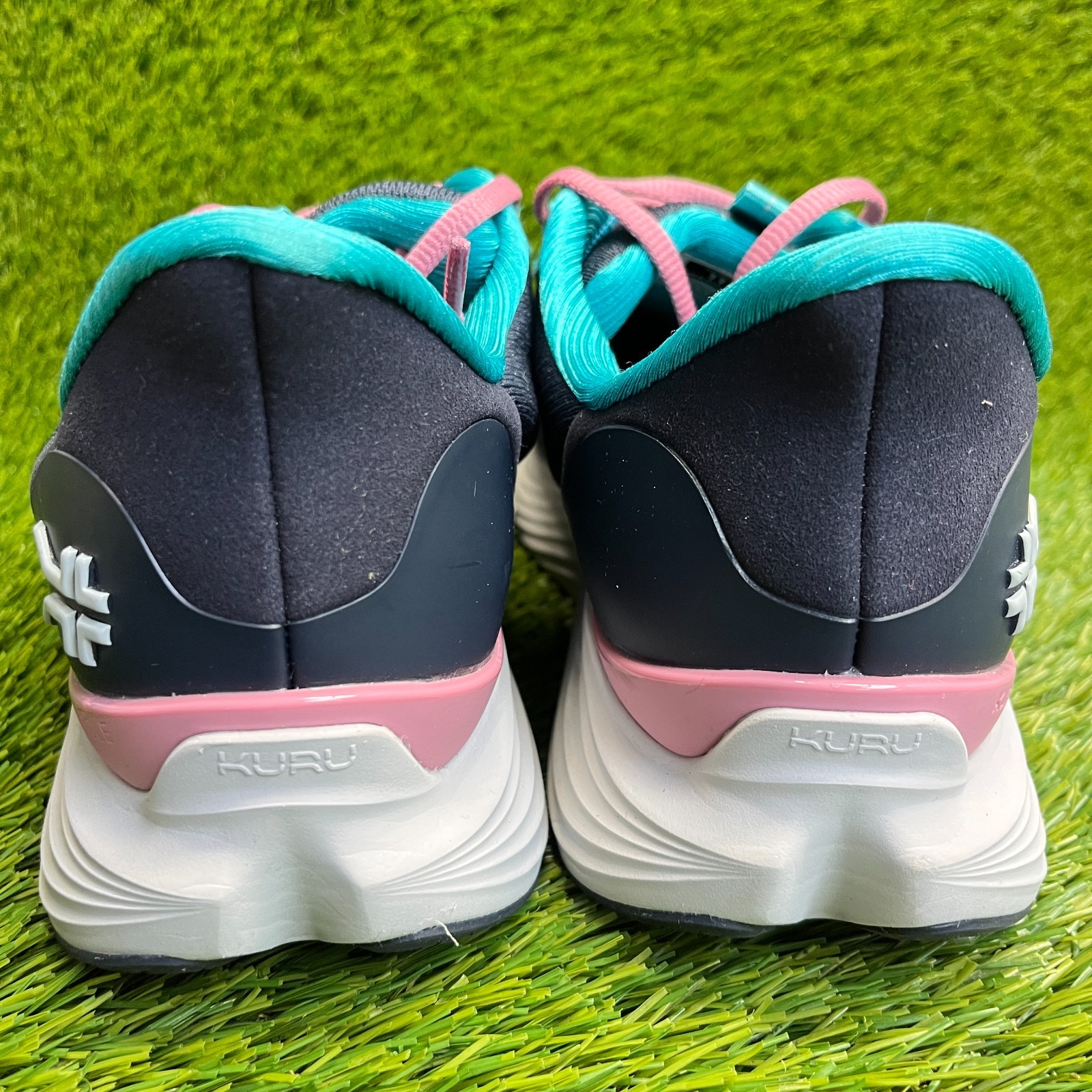 Kuru Atom 2 Womens Size 11.5 Blue White Athletic Running Walking Shoes Sneakers
