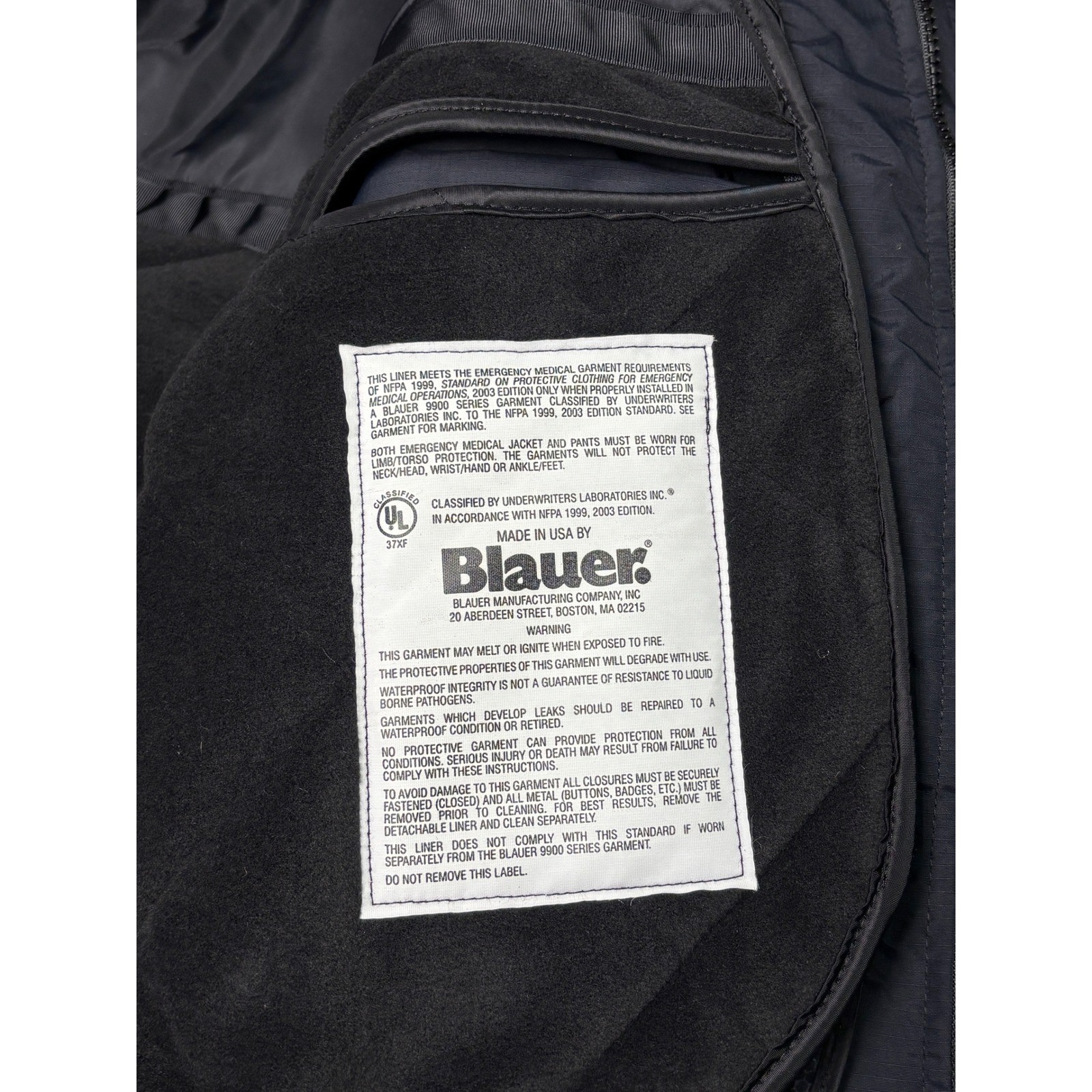 NWT Blauer GTX PLUS 9910Z Waist Length Jacket Dark Navy 4XL REG Made in USA