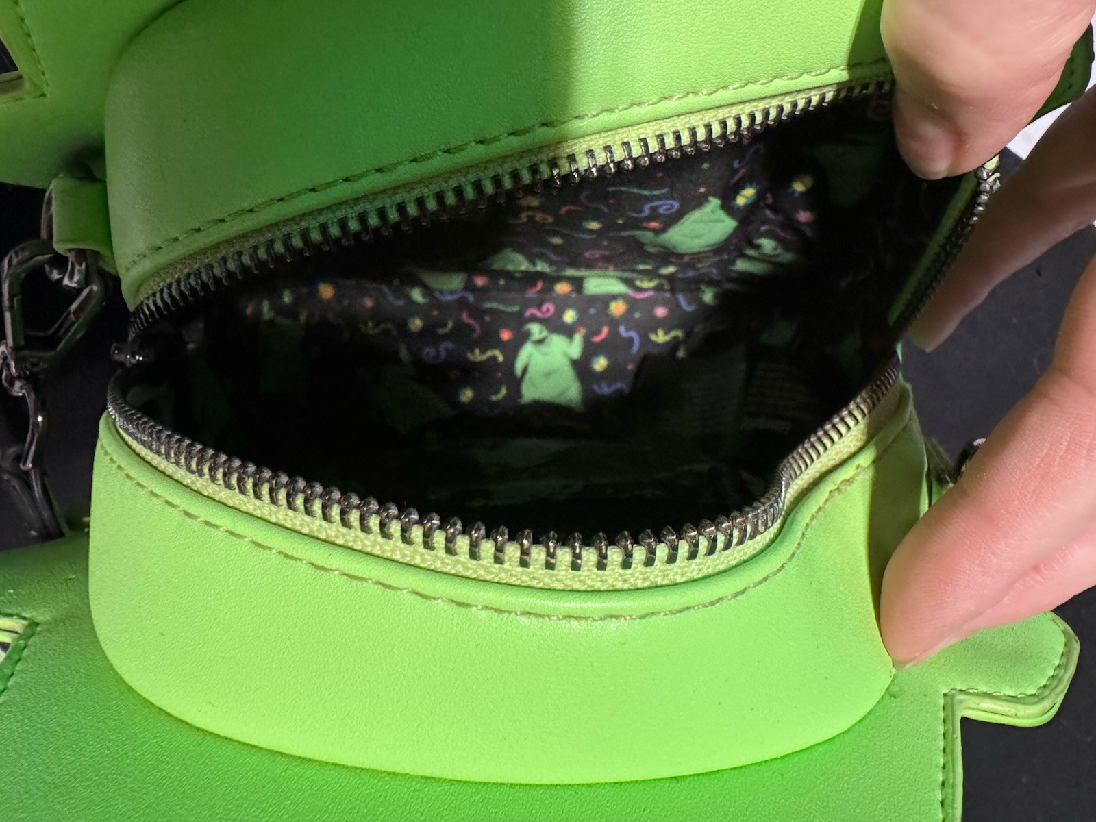 Loungefly Oogie Boogie GITD Crossbody Purse