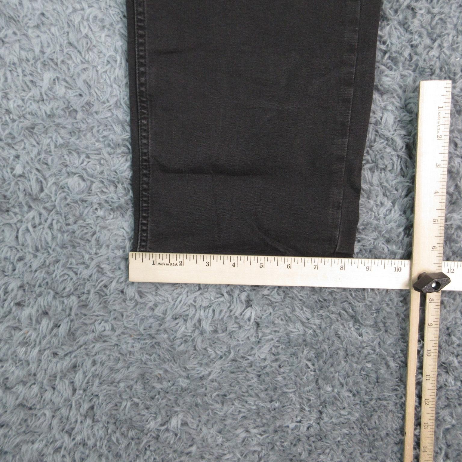 Tpj Jeans Mens 38×33 Black Athletic Straight Charcoal Wash Denim Stretch Comfort