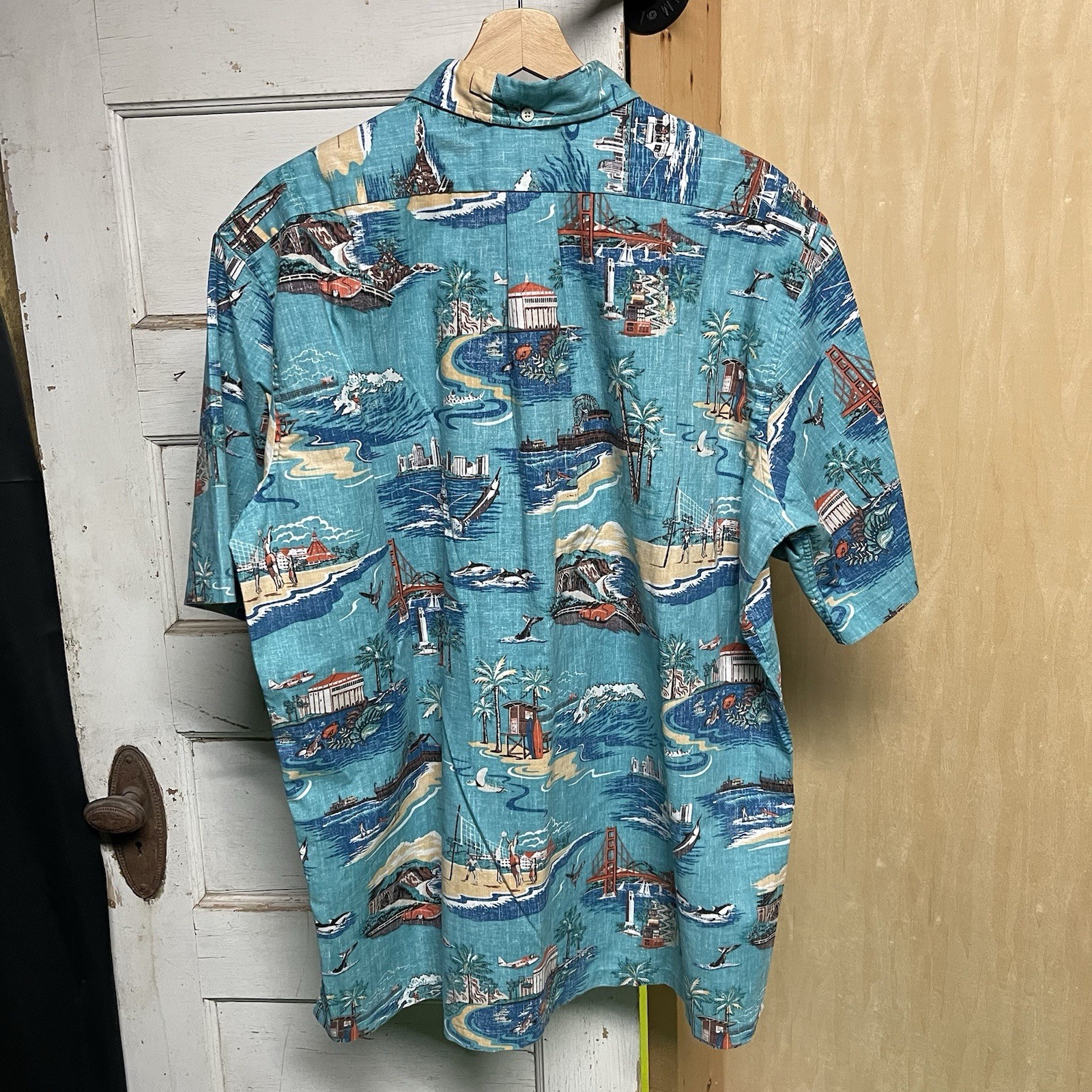 Reyn Spooner Classic Limited Issue California Button Up Hawaiian Aloha Shirt XL