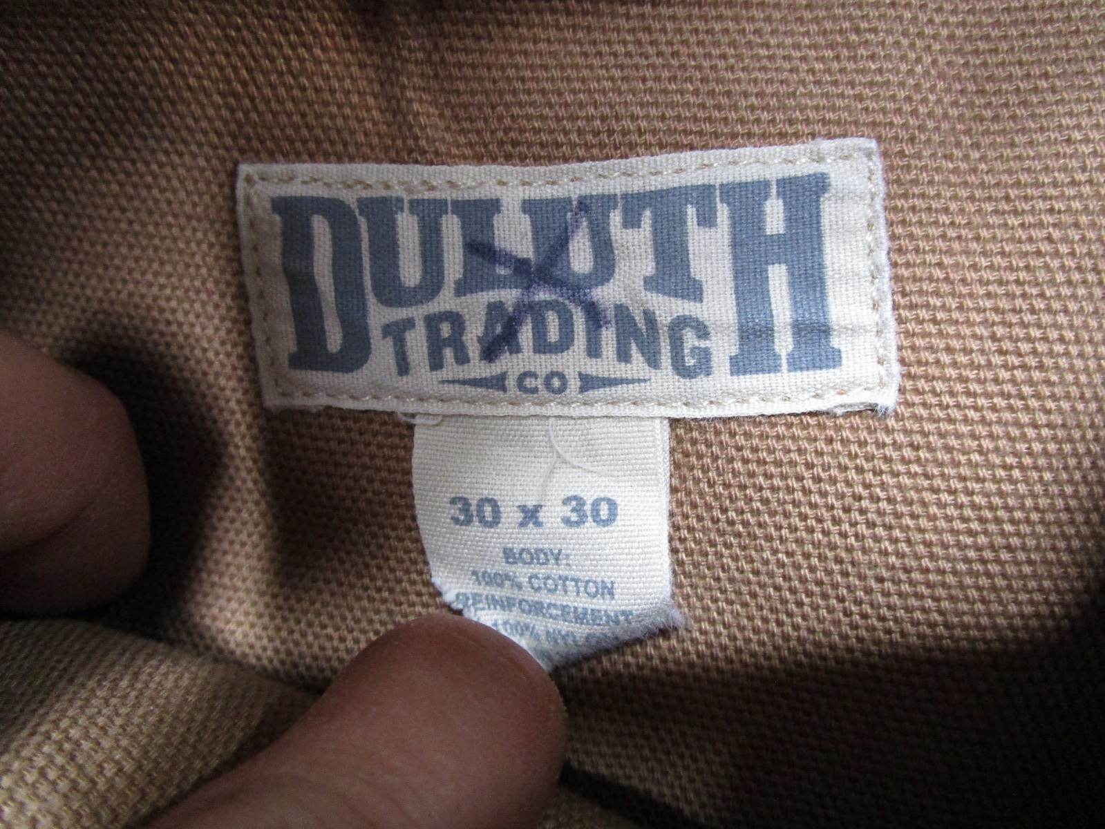 Duluth Ultimate Fire Hose Work Pants Mens 30×30 Cargo Canvas Double Knee EUC
