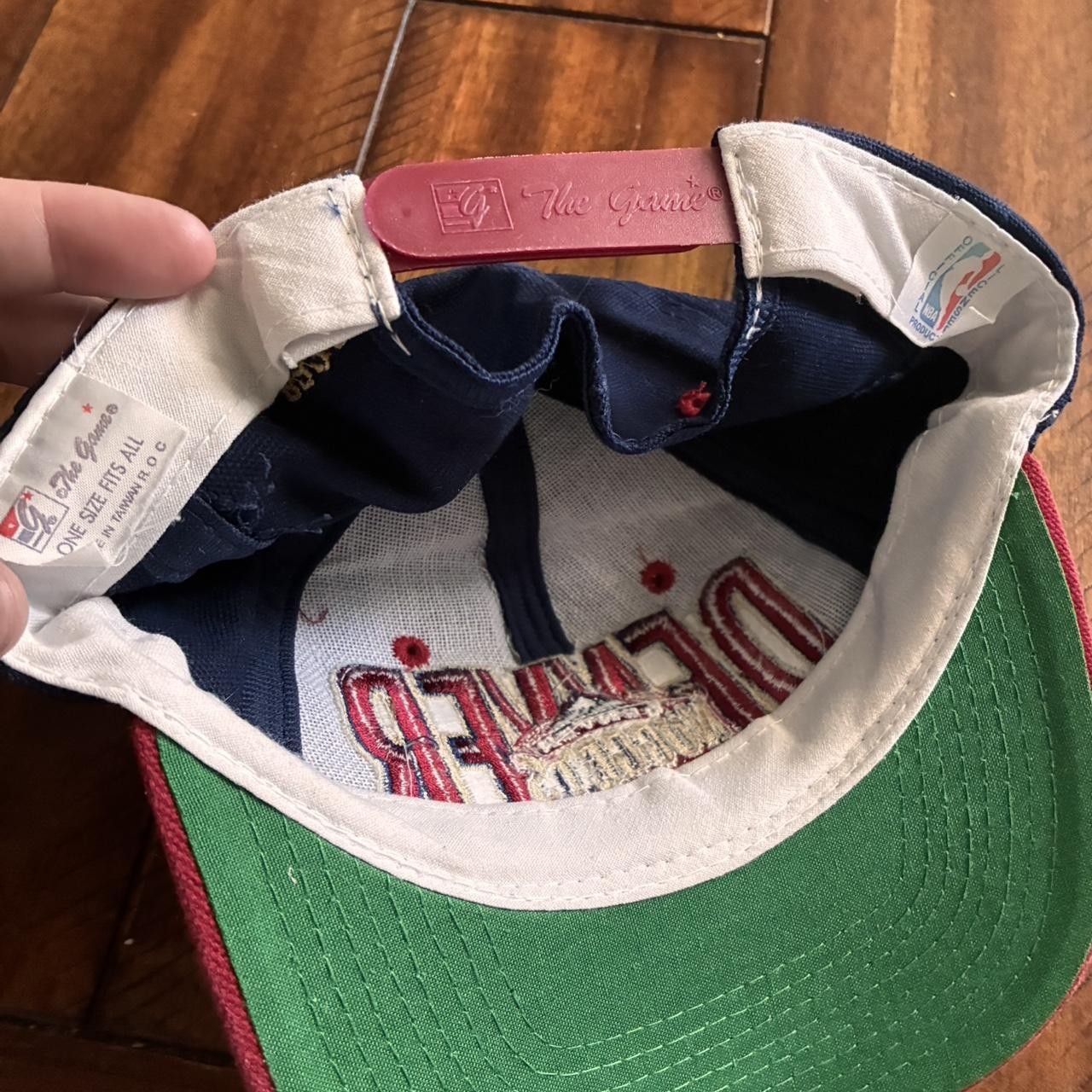 Vintage The Game Limited Edition NBA Denver Nuggets crazy spellout red and navy