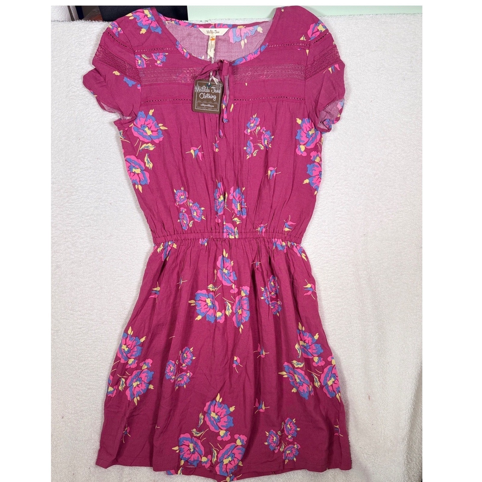 Matilda Jane Mini Dress Women’s Size Small Art Class Adventure Begins New