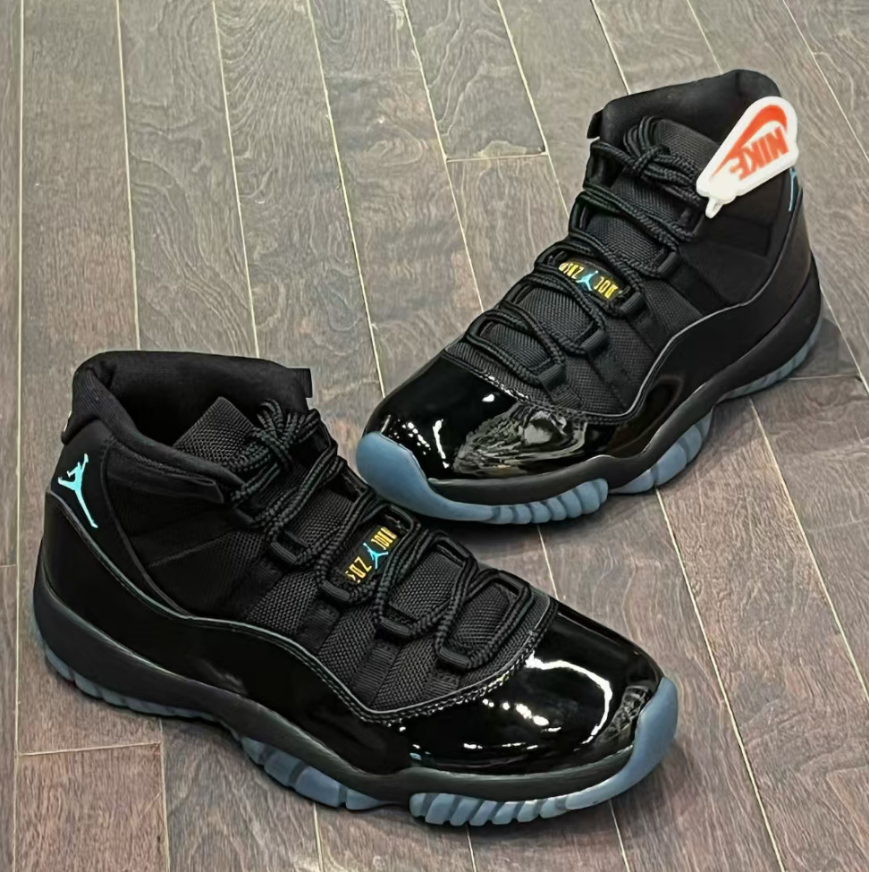 Jordan 11 Retro Gamma Blue High Top Black Blue Men’s Basketball Shoes