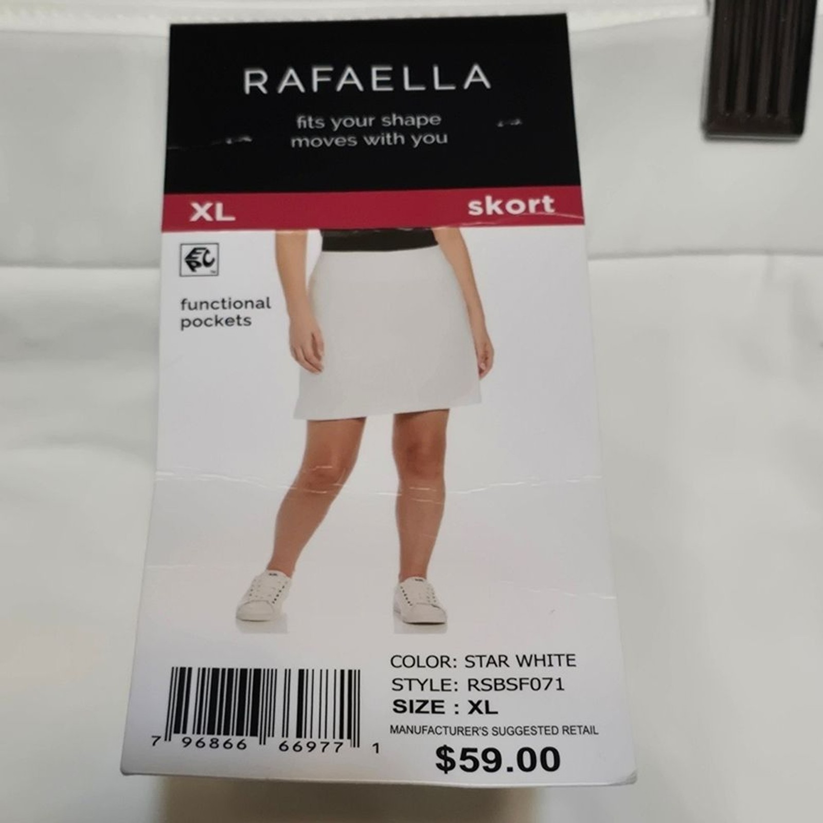 Rafaella Elegant White Skort Size XL