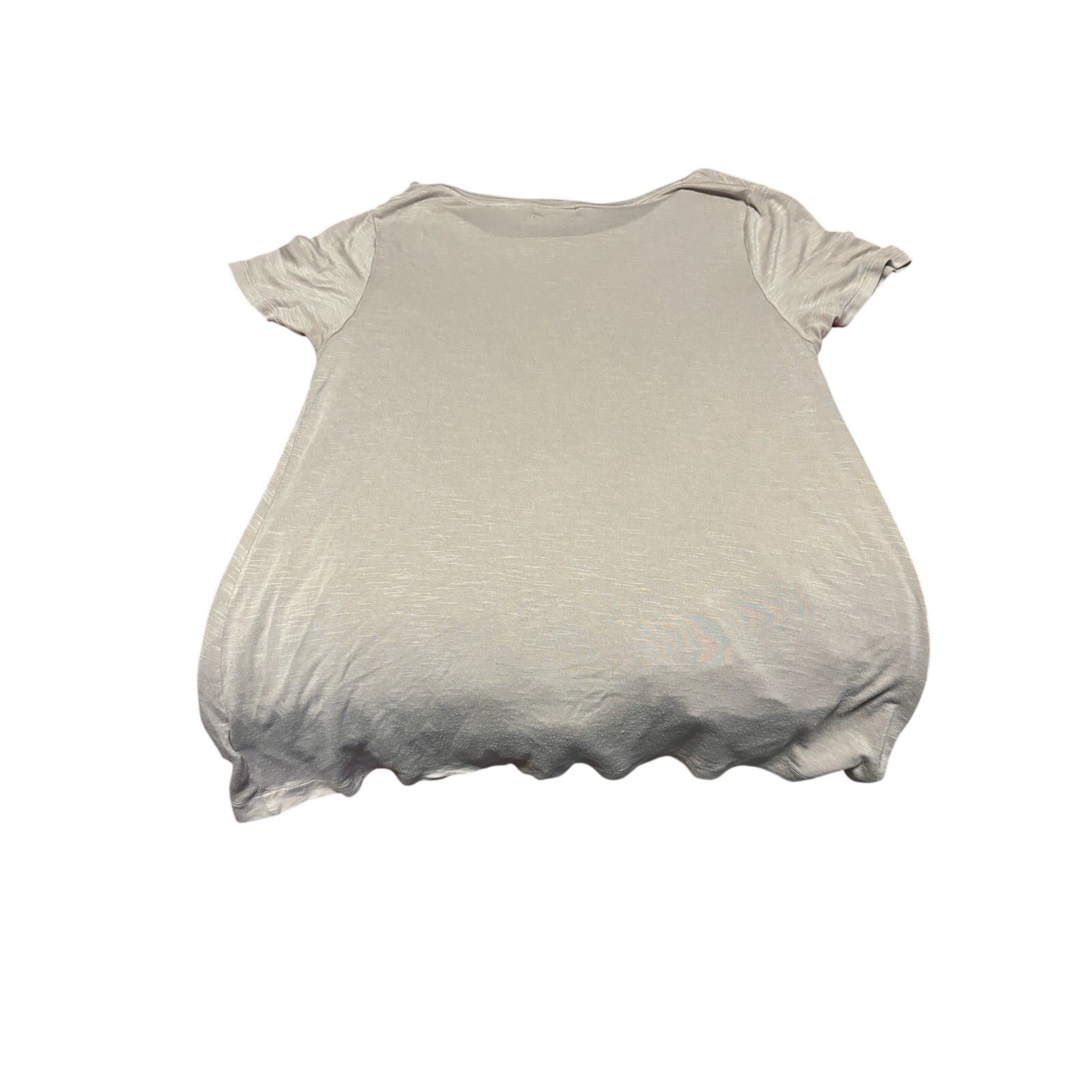 Old Navy Womens XL Slub Knit Scoop Neck Tee Light Pink Short Sleeve Top