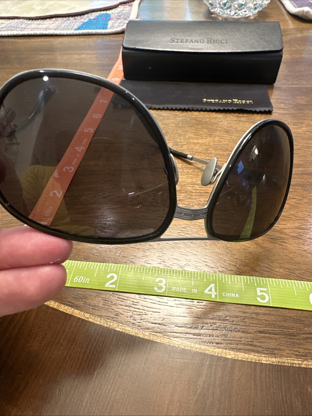 $1500 Rare Stefano Ricci Heritage Titanium Sunglasses