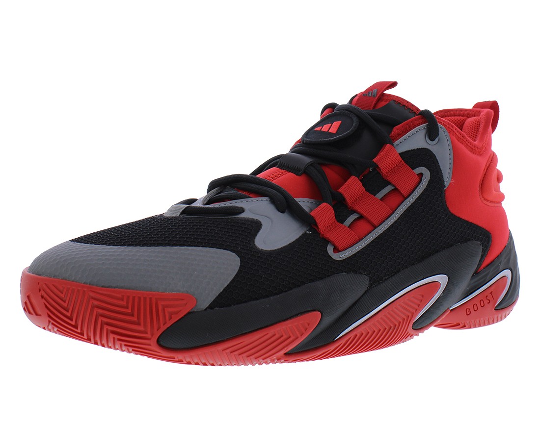 Adidas BYW Select Unisex Shoes Size 13, Color: Core Black/Better Scarlet/Iron