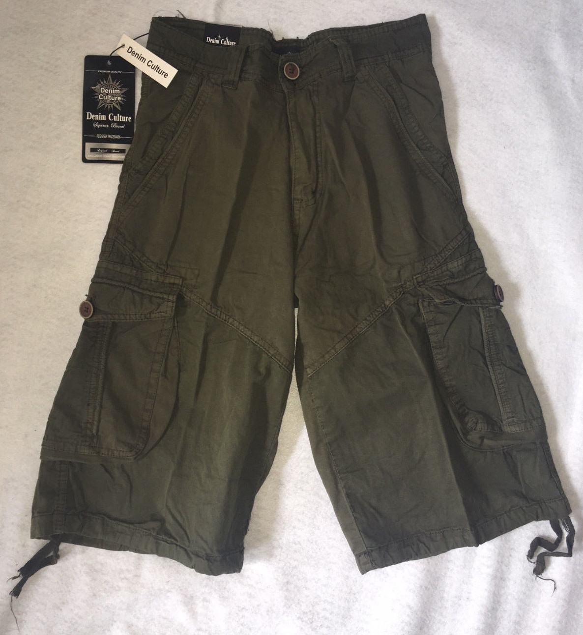 Mens shorts cargo khaki Green Gray Royal Blue black 28 29 30 32 34 SLIM long new