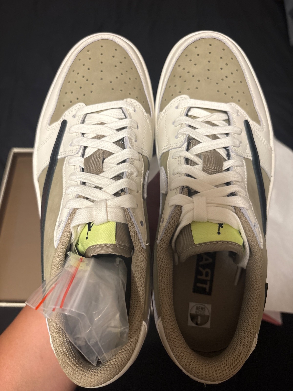 Size 8 – Jordan 1 Low Golf x Travis Scott Neutral Olive