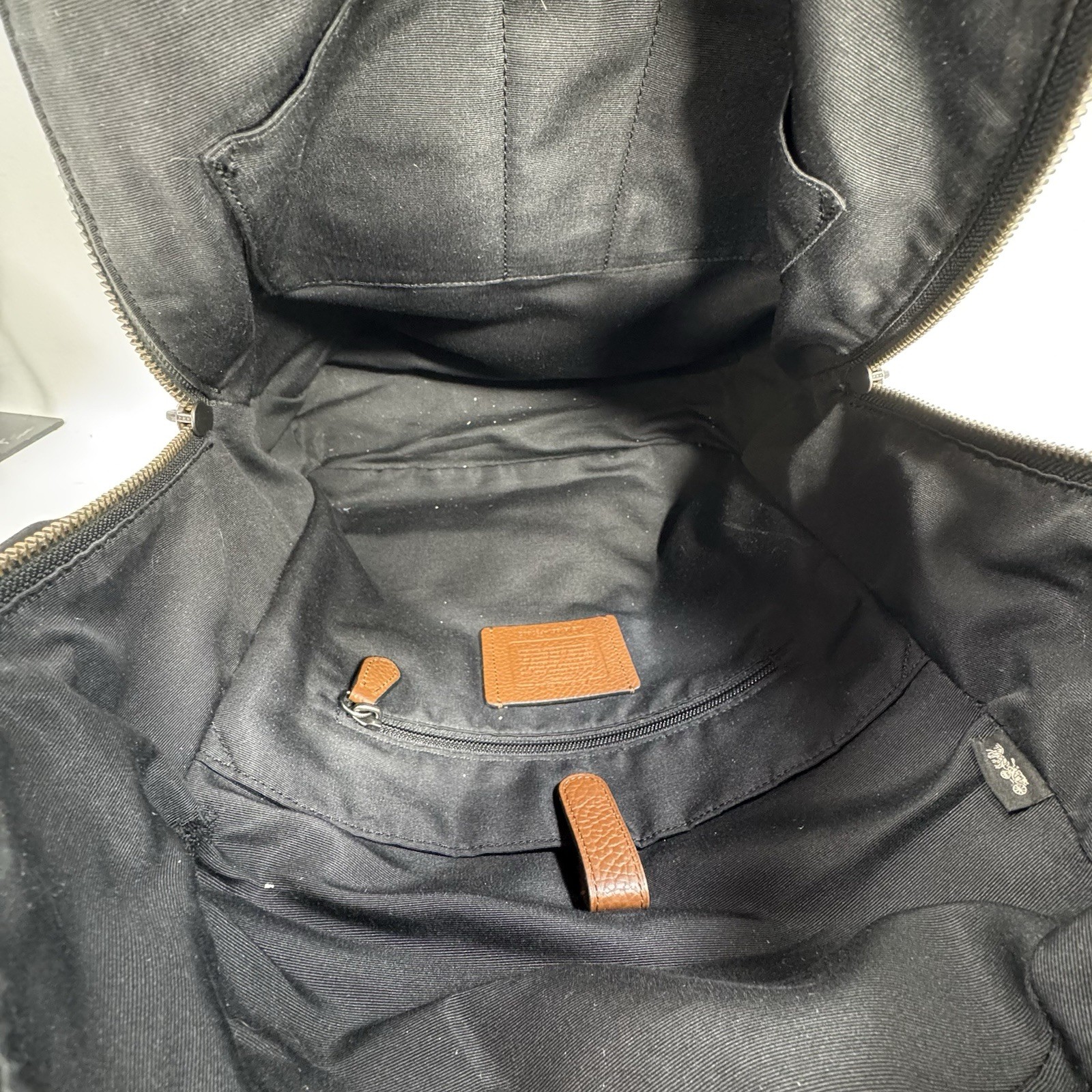 Coach West Brown Pebbled Leather Laptop Backpack F37802 – See Details