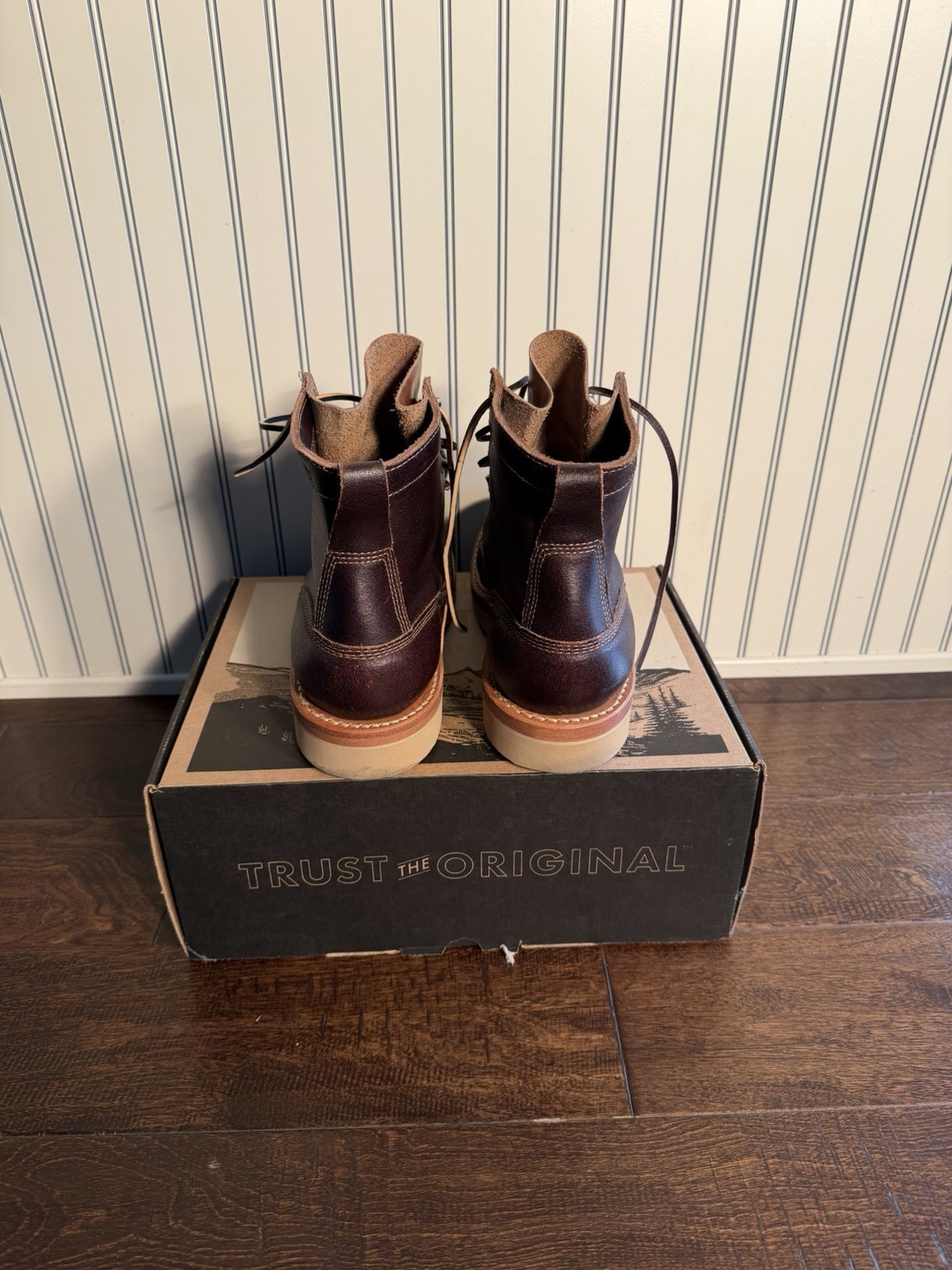 DIVISION ROAD/ WHITES CRUISER 350 VIBRAM 2060 HORWEEN DARK BROWN WAXED FLESH 9D
