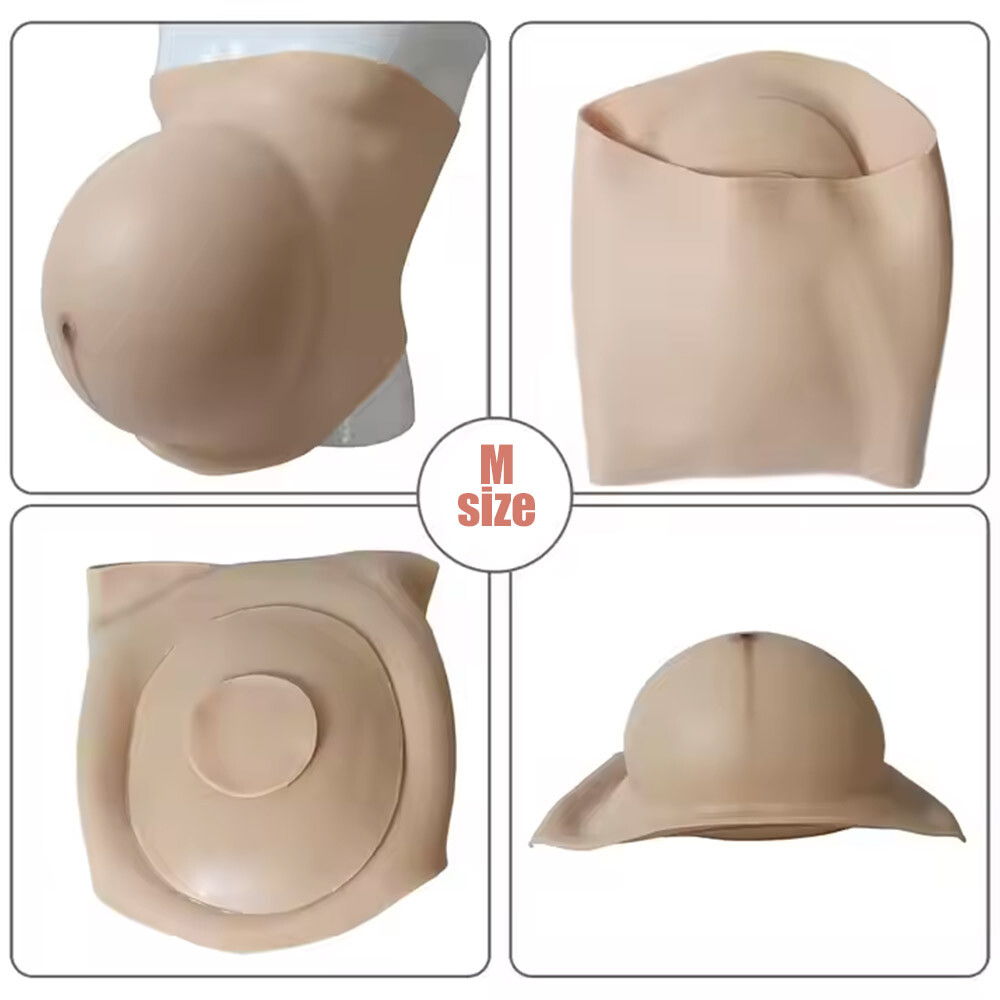 Inflatable Style Silicone Fake Pregnant Belly Pregnancy For Crossdresser