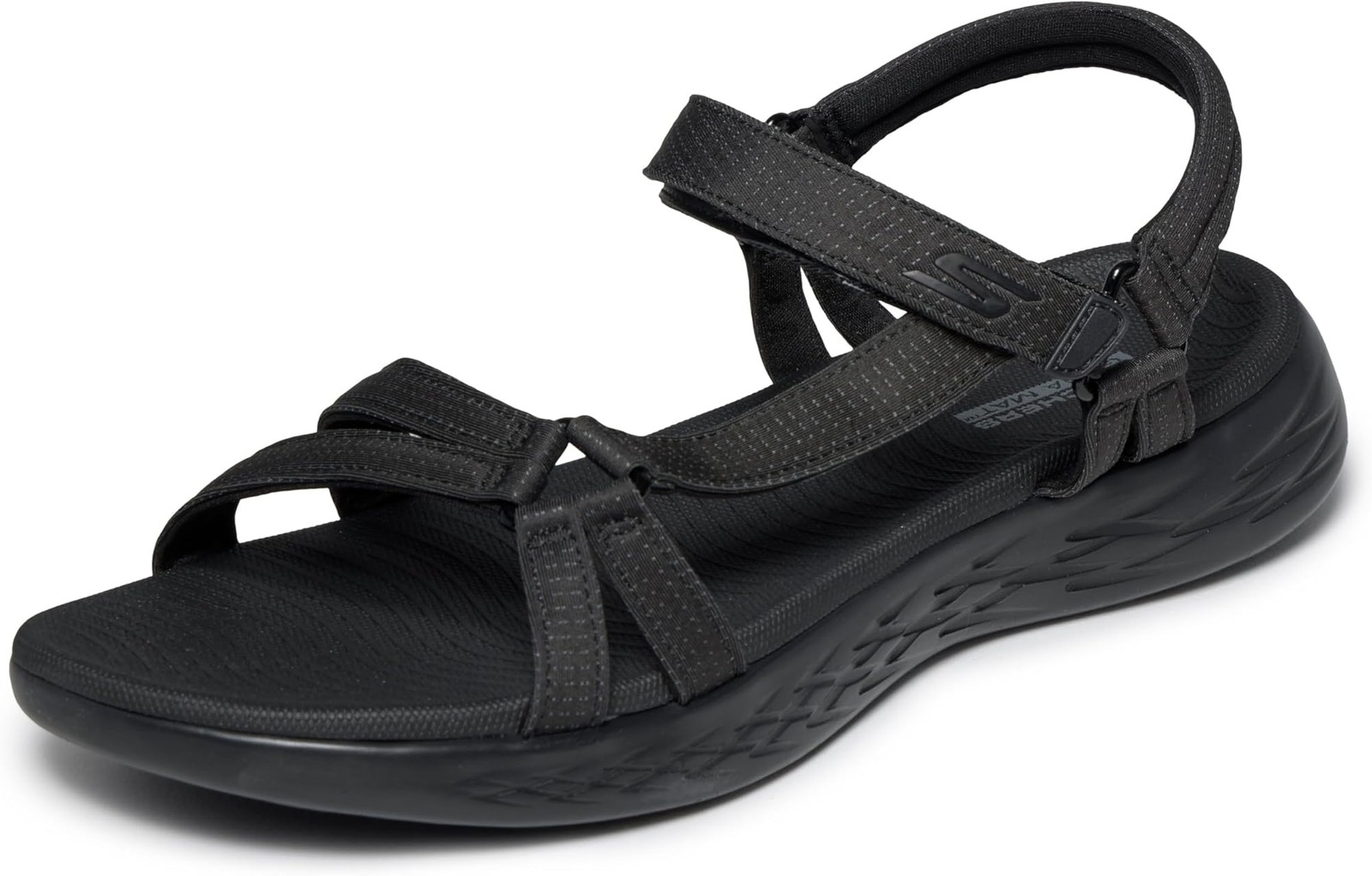 Skechers Women’s On-The-go 600-Brilliancy Sport Sandal – Black – 7 W US
