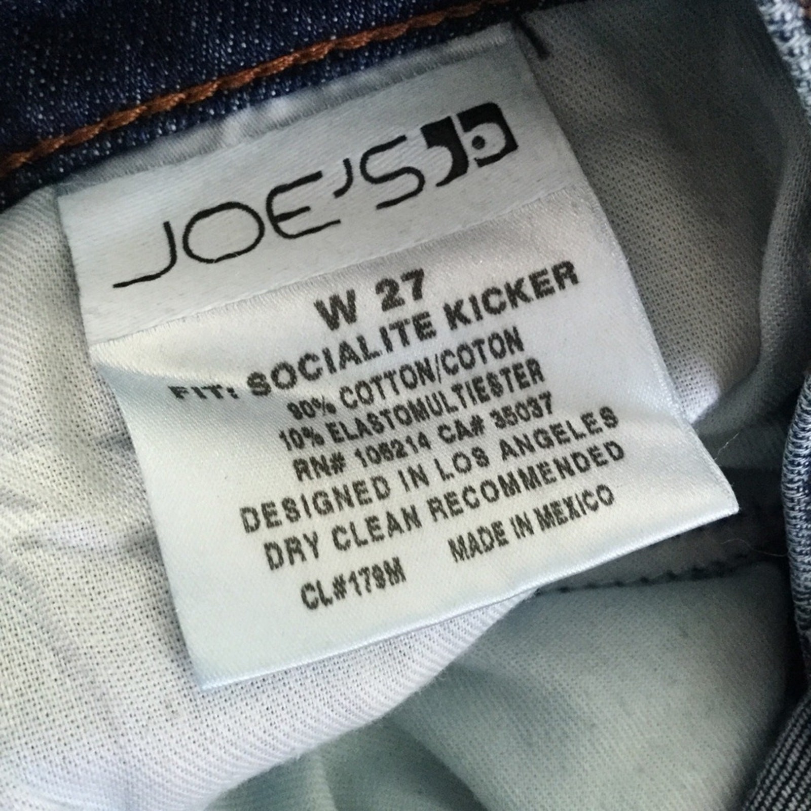 Joes Jeans Cropped Socialite Kicker Jeans 27