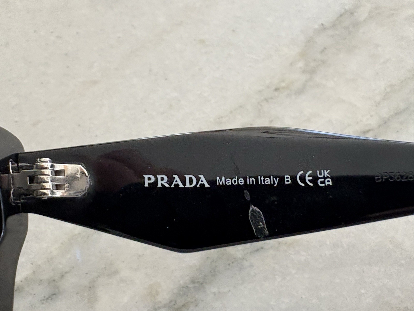 Prada SPR 19Z Sunglasses Black 1AB-5S0 | Made in Italy | Full Set