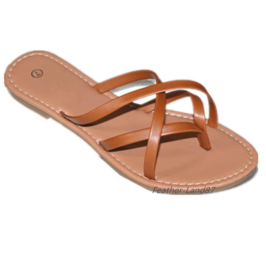 New Women Gladiator Sandals Shoes Thong Flops Flip Flat Size Slipper Shoes