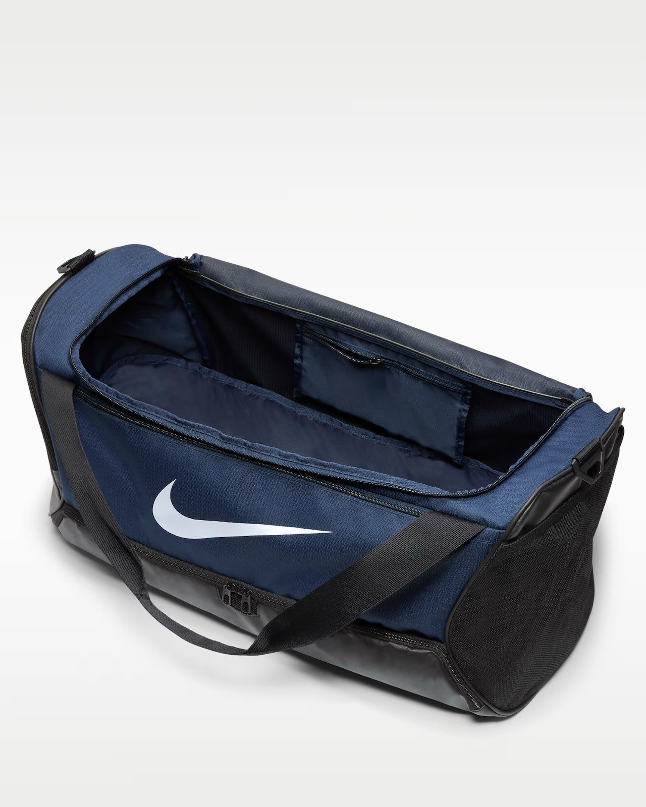 Nike BRASILIA 9.5 Gym Bag Training Duffle MEDIUM Blue/Black/White DH7710-481 60L