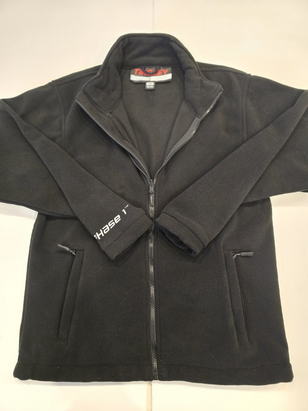 Tingley SYNC System Men’s Black Mid-Length Jacket M Full Zip Zipper Embroidered